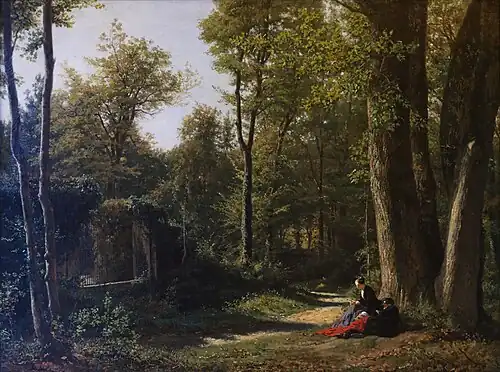 View taken in Bellevue, near Meudon by Édouard Cibot