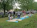 Children's games during the "Boulevard of Art and Sport", 2017.