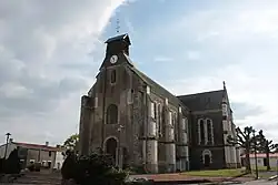 The church of Sainte-Marie-Madeleine, in Barbechat