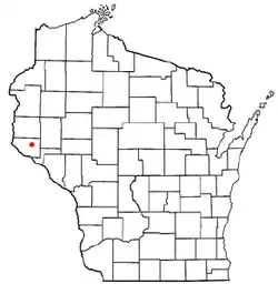 Location of El Paso, Wisconsin