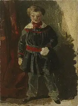 Portrait of his brother Wykeham Deverell, Ashmolean Museum