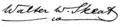 Walter William Skeat's signature