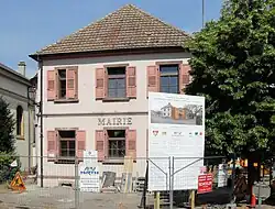 The town hall in Weckolsheim