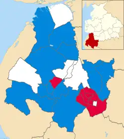 2011 results map
