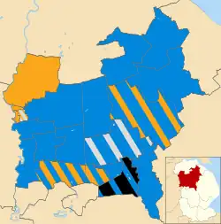 2019 results map