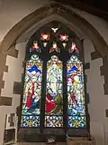 The West window at Laceby church