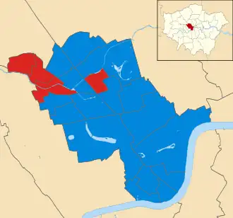Westminster 2002 results map