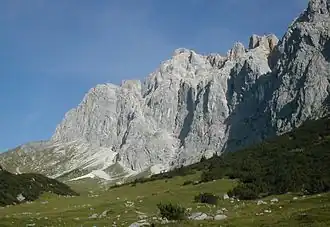 Schüsselkarspitze (2,551 m or 8,369 ft)