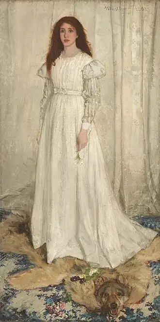 Joanna Hiffernan (1843–1886) posed for James Abbott McNeill Whistler and Gustave Courbet