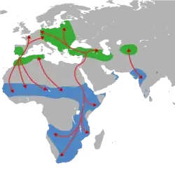 Map of range