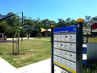 Playground in Whites Hill Reserve, Camp Hill