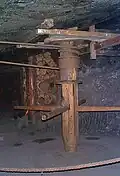 Old winch in the museum
