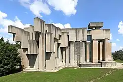 Exterior view from the south