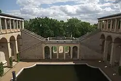 Interior courtyard