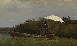 Willem Bastiaan Tholen (1882): De schilder Gabriël aan het werk in de vrije natuur, Museum Boijmans van Beuningen, Rotterdam