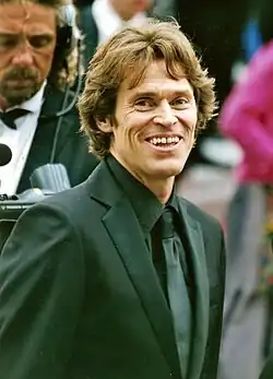 A photograph of Willem Dafoe