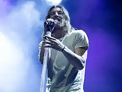 Winston Surfshirt performing at Fairgrounds Festival in Berry, New South Wales, 2018.
