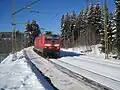 Winter in Aha station