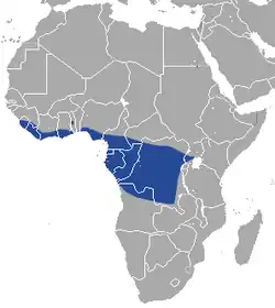 Map of range