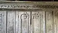 Wooden door and walls