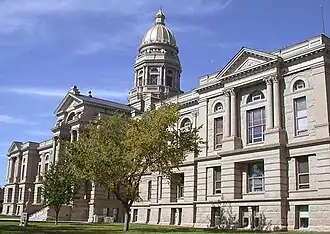 17. The Wyoming State Capitol in Cheyenne.