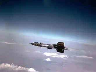 The X-15-3 in flight