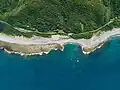 A coastal portion of the base along the coast including the future Hsu-hai Rocket Research Launch Site in 2022