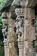 A mantapa with hippogryphs at Melkote