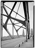 The interior of the bridge