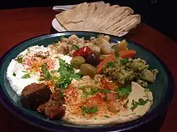 Image 11An array of Lebanese cuisine. (from Culture of Lebanon)