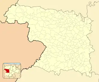 Castillo de Alba is located in Province of Zamora