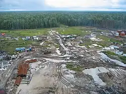 Oil extraction in Kargasoksky District