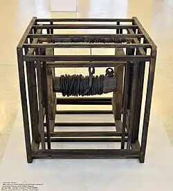 Untitled (box with steel cable), late 1980s