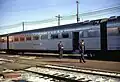 Zephyr coaches at Galesburg, 1968