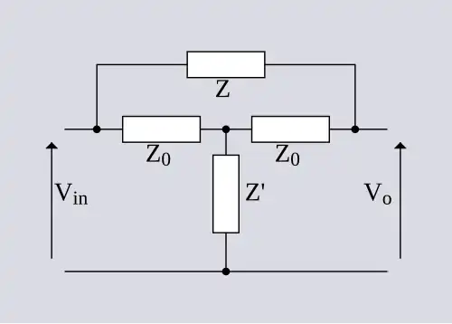 Bridged T circuit