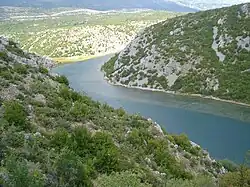 The river near Obrovac