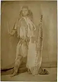 Zulu Warrior with Ox-hide Shield.
