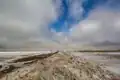 Panoramic view of the salt flats of Walvis Bay