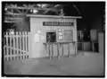 View of the ticket office at Chambers Street Ferry Terminal