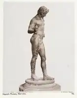 The original statuette photographed by Giorgio Sommer.