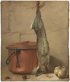 Jean Siméon Chardin, Rabbit and Copper Pot