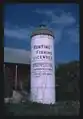 Sport-O-Lectric Silo sign, in New London, in Wisconsin