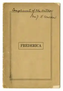 A pamphlet detailing the history of Fort Frederica on St. Simon's Island.