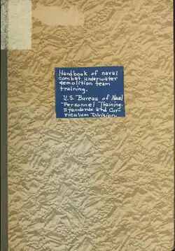 U.S. Naval combat underwater demolition team training manual (1944)