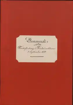 Treaty of Fontainebleau, original document.