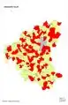Map of Arasikere Taluk as per 2001 Census