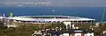 View of new stadium with Black Sea in background