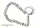 Snake vertebrae necklace