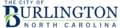Official logo of Burlington, North Carolina