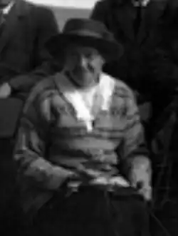 Jamieson in a Shetland jumper